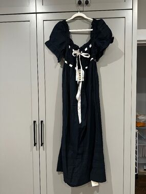Rixo Navy Dress